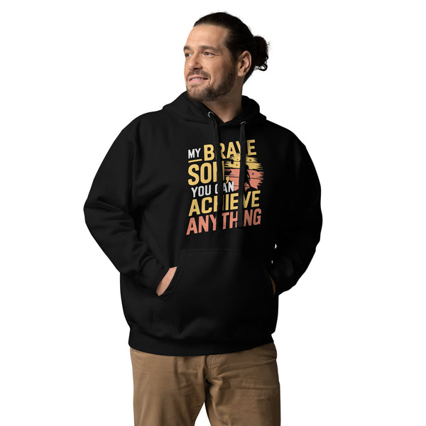 Achieve Anything - A Father's Love for His Son - Black - Hoodies