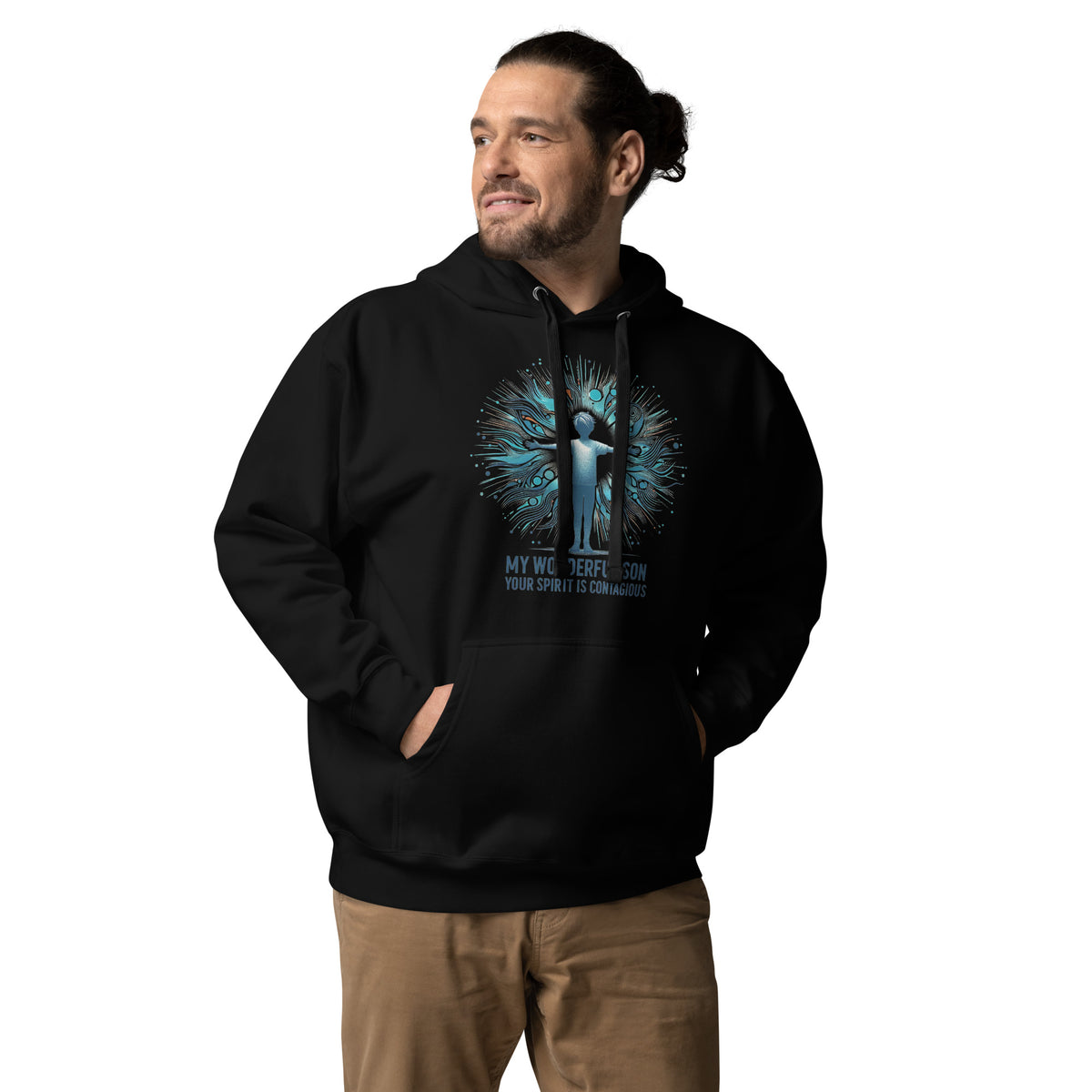 Contagious Energy - For My Wonderful Son - Black - Hoodies