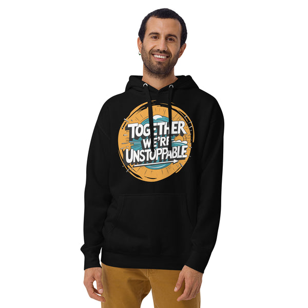 Unstoppable Bond - Embrace the Journey Hoodie - Black - Hoodies