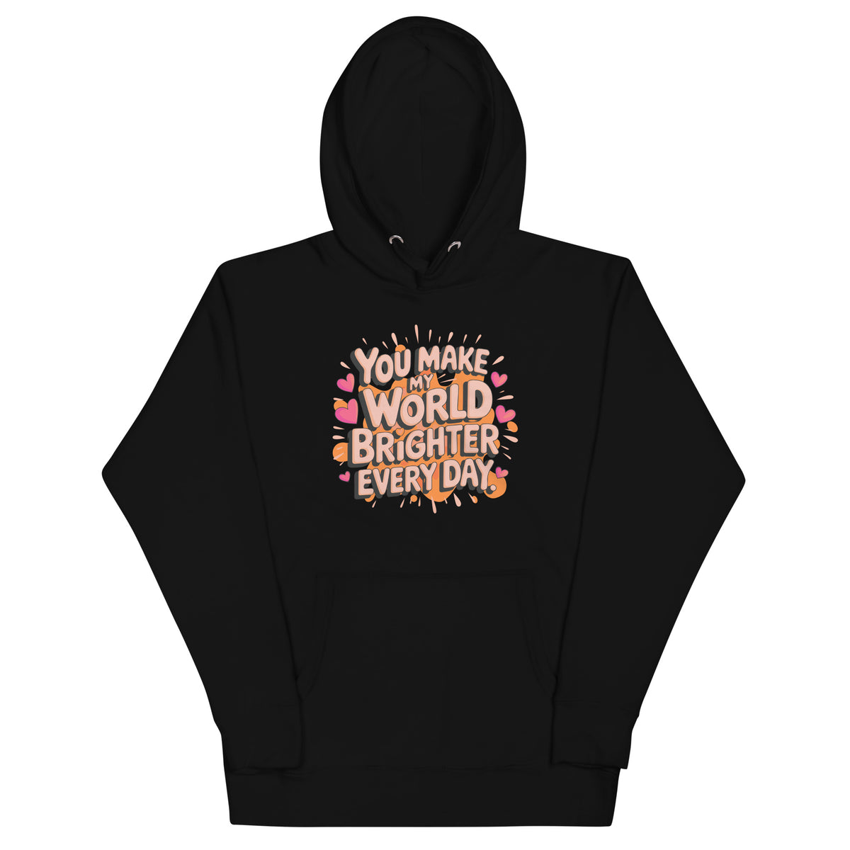 Love Lights the Way - Energetic Affection Hoodie - - Hoodies