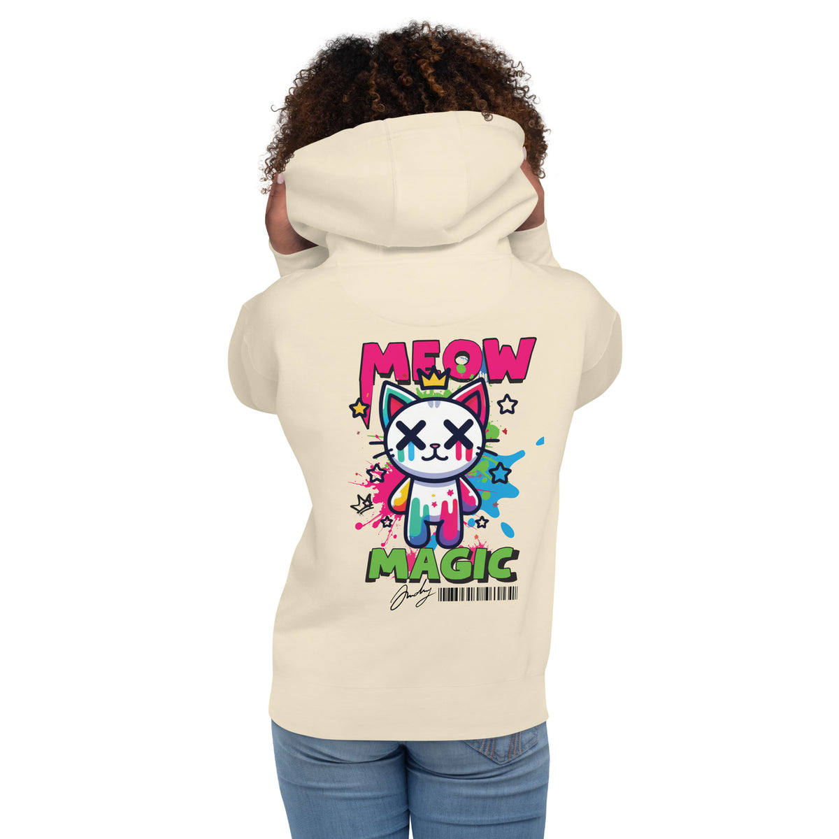 Crown of Colors - Magical Meow Hoodie - - Hoodies