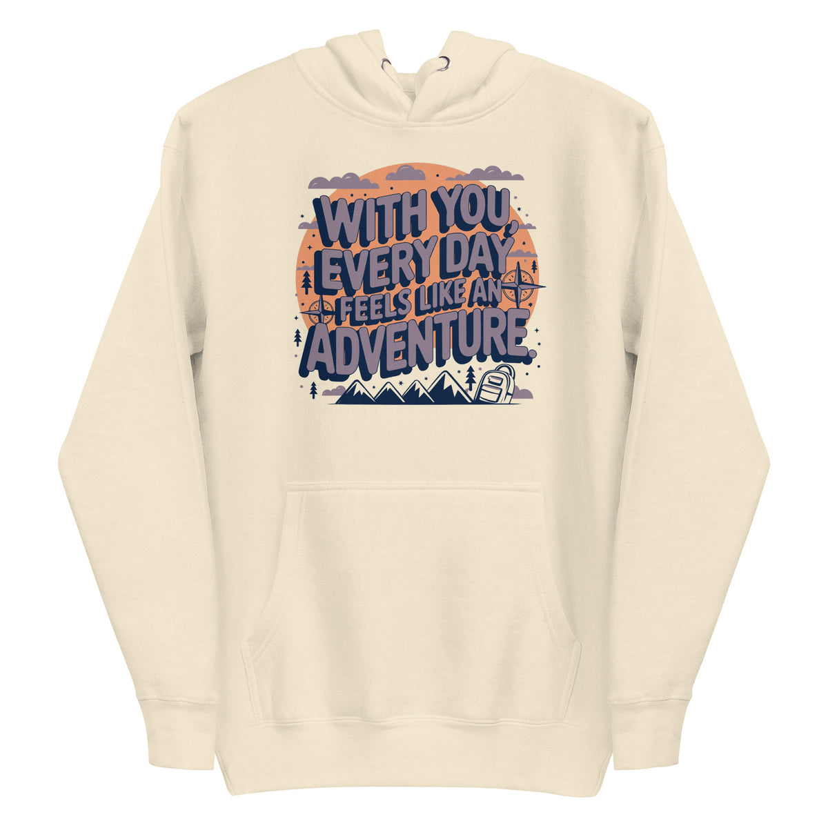 Sunset Adventures Hoodie - Embrace the Wild - - Hoodies