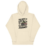 Romance on the Open Road - A Gift for Him - Bone - Hoodies