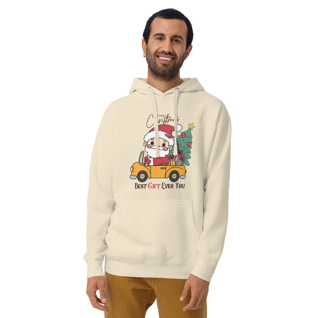 Santa’s Special Delivery – A Cozy Christmas Hoodie for Your Boyfriend - Bone - Hoodies