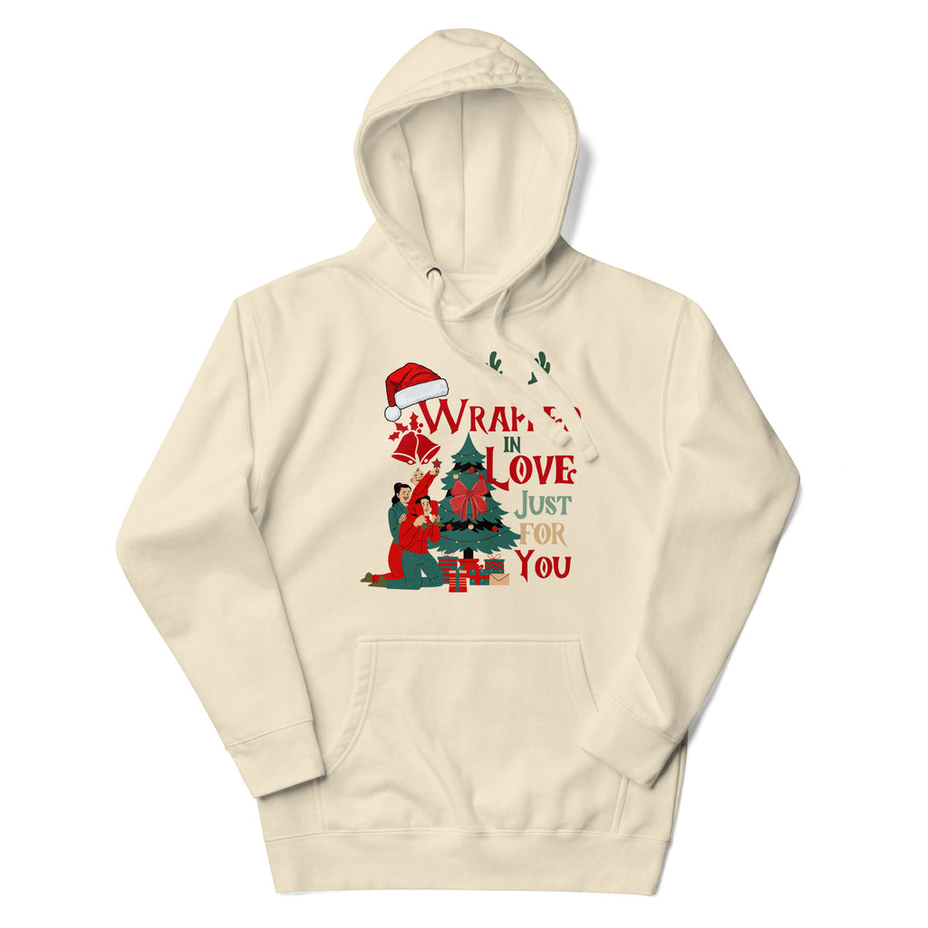 Festive Family Love: A Cozy Christmas Hoodie for Your Boyfriend - Bone - Hoodies