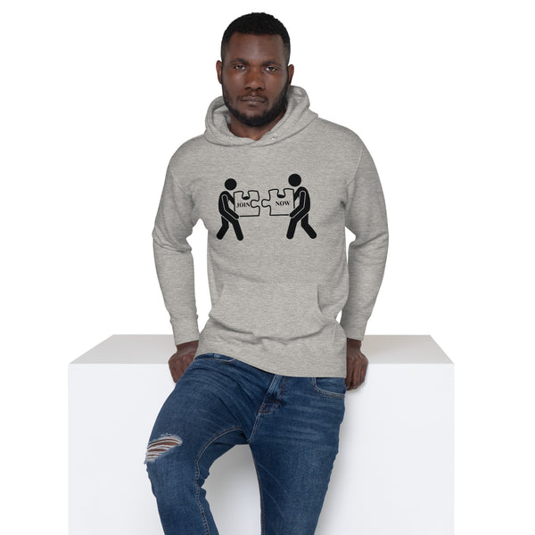 Unity in Action - Join Now Hoodie - Carbon Grey - Unisex Hoodies