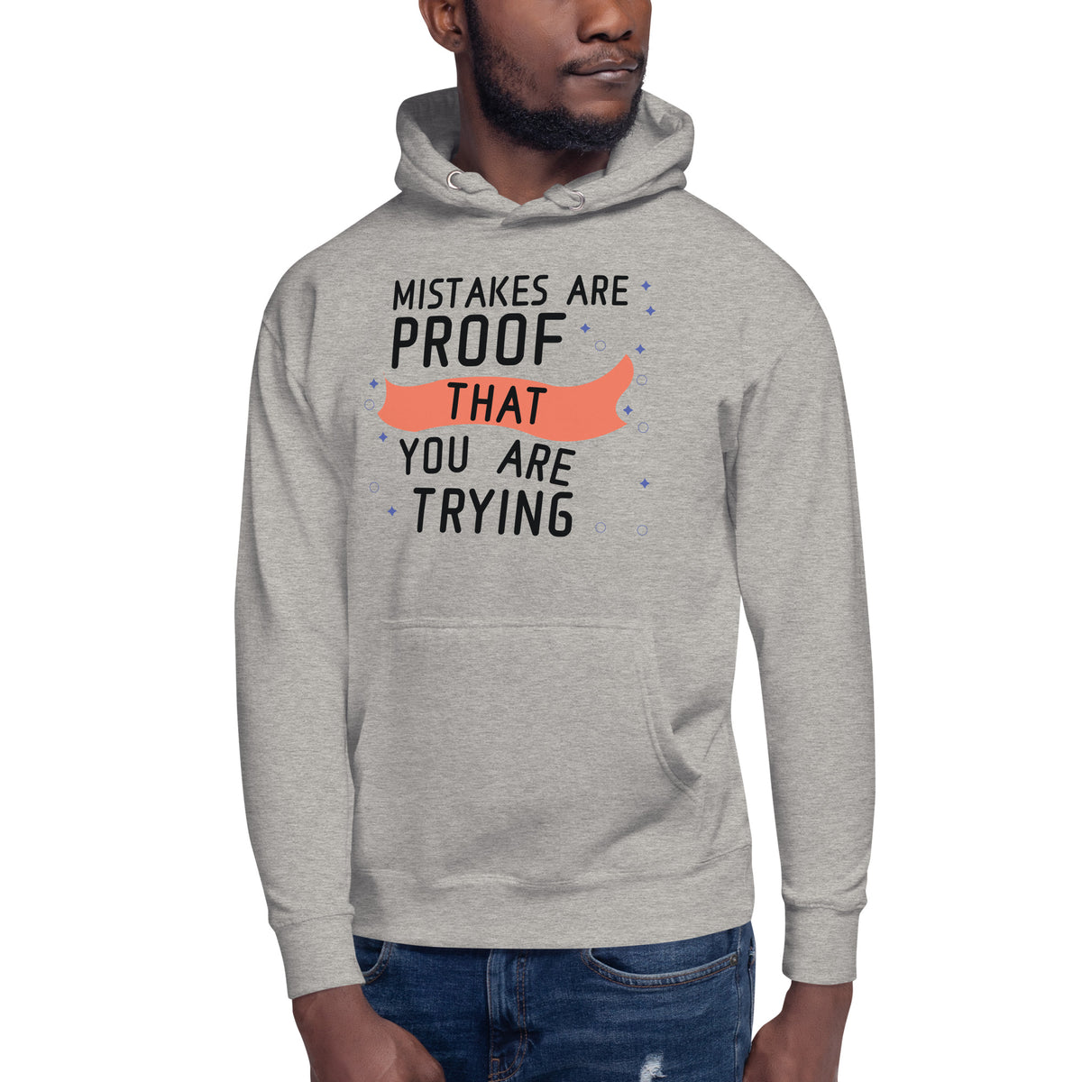 Uplift Your Spirit - Mistakes and Triumphs Hoodie - - Hoodies