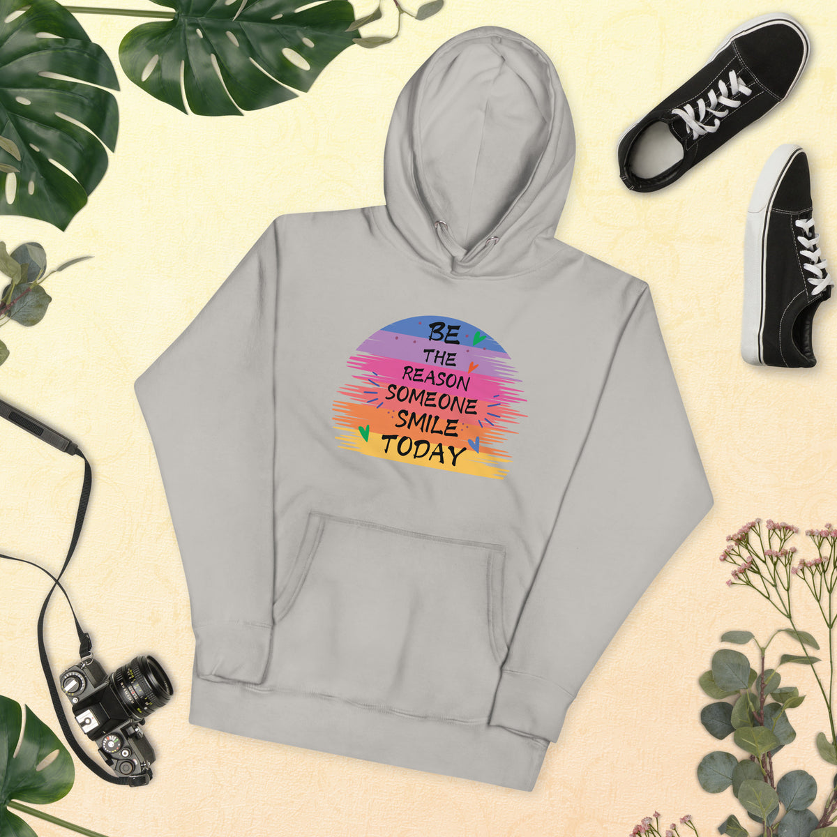 Feel-Good Vibes - Be the Reason Hoodie - Carbon Grey - Hoodies