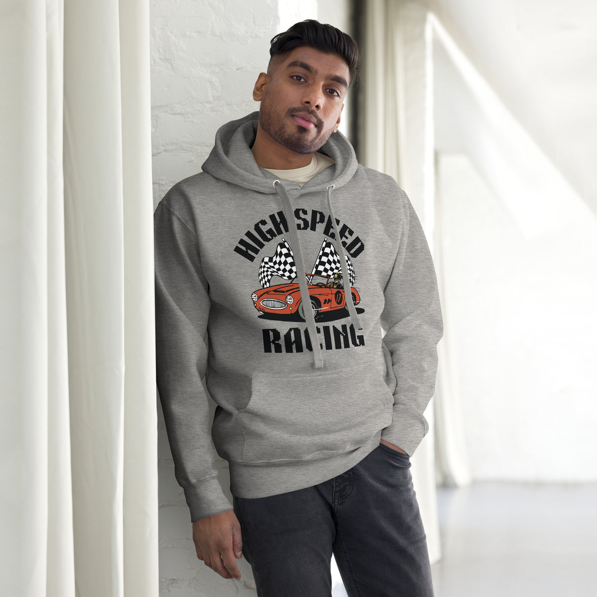 Finish Line Fashion - Speedster's Dream Hoodie - Carbon Grey - Hoodies