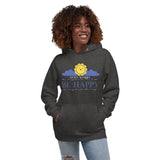 Sunny Smiles - Don't Worry, Be Happy Hoodie - Charcoal Heather - Unisex Hoodies