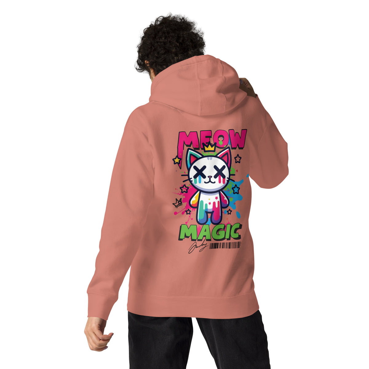 Crown of Colors - Magical Meow Hoodie - - Hoodies