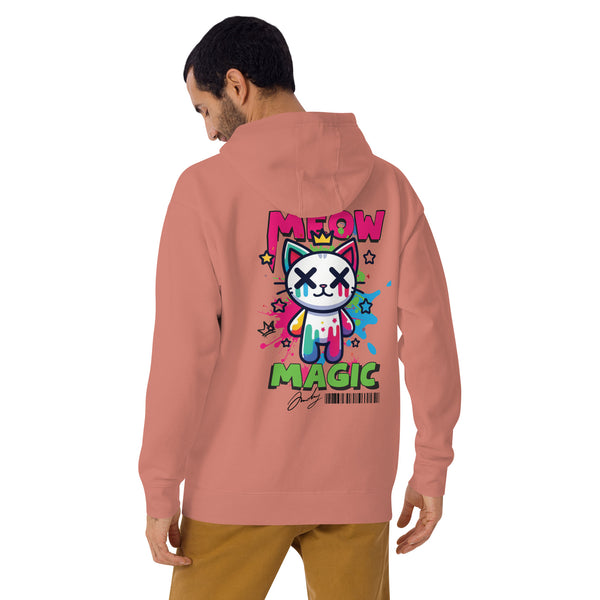 Crown of Colors - Magical Meow Hoodie - Dusty Rose - Hoodies