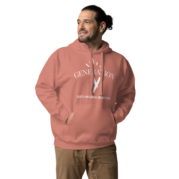 The Power of X - Unapologetically Generation X - Dusty Rose - Hoodies