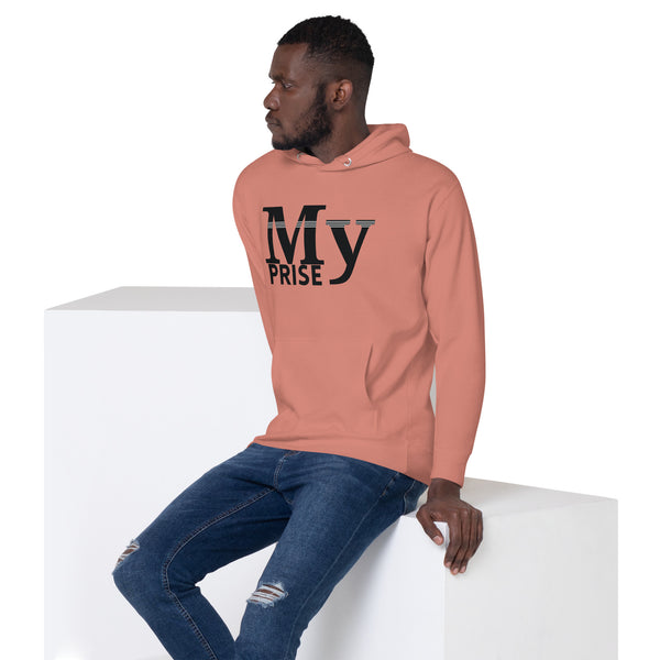 Typography Trendsetter - MY PRISE - Dusty Rose - Unisex Hoodies