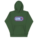 10k and Heart - Vibrant Hoodie Design - - Unisex Hoodies