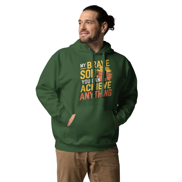 Achieve Anything - A Father's Love for His Son - Forest Green - Hoodies