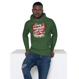 Whisper of Love - Stylishly Warm Romantic Hoodie - Forest Green - Hoodies