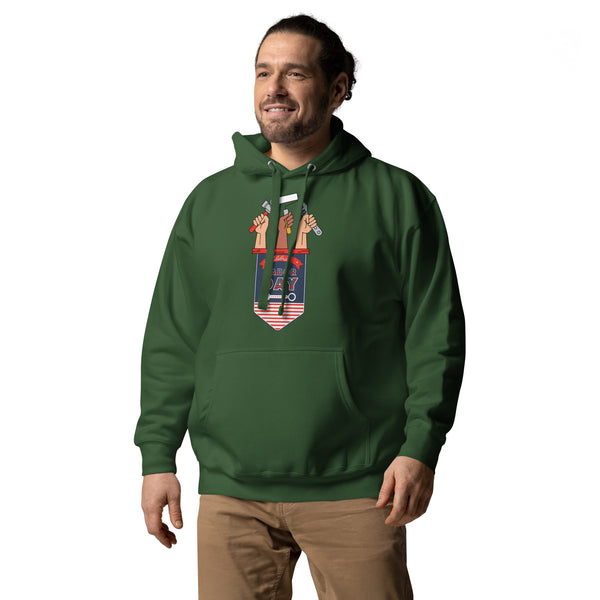 Strength in Every Hand - Labor Day Tribute Hoodie - - Hoodies