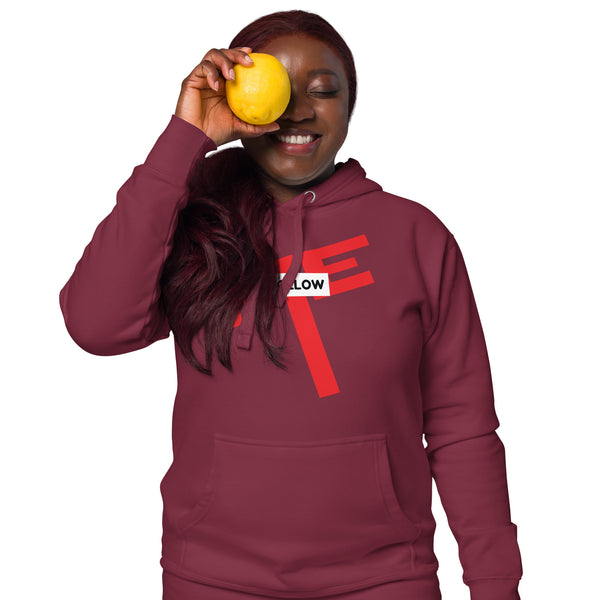 Dynamic Duo - Follow ME Hoodie - Maroon - Unisex Hoodies