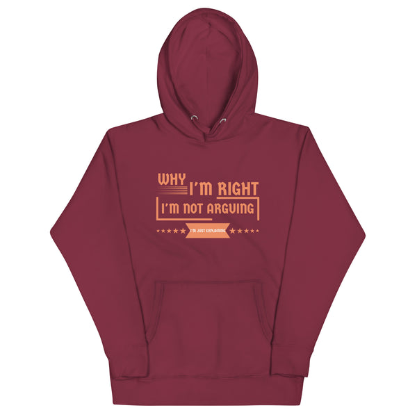 Bold Statements - I'm Just Explaining Hoodie - - Unisex Hoodies