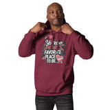 Romantic Rebellion - Urban Art Love Hoodie - Maroon - Hoodies