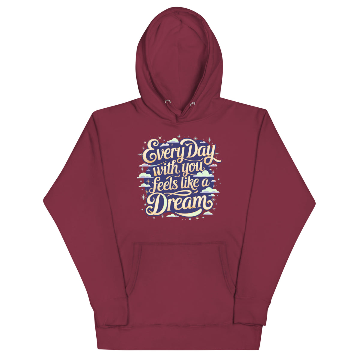 Twilight Whispers - Every Night a Fairytale - Maroon - Hoodies