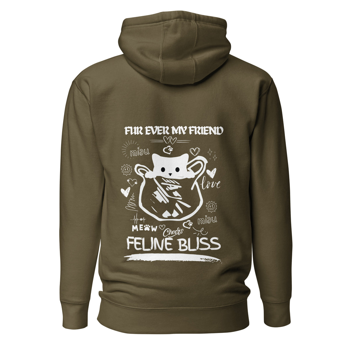 Forever Furry Friends - Cat Lover’s Dream Hoodie - - Hoodies