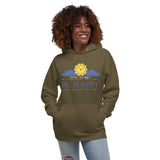 Sunny Smiles - Don't Worry, Be Happy Hoodie - Military Green - Unisex Hoodies