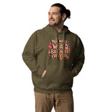 Love Lights the Way - Energetic Affection Hoodie - Military Green - Hoodies