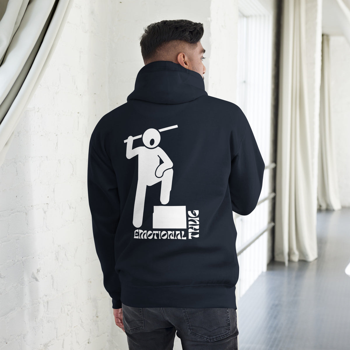 Tough Yet Tender - Emotional Thug Hoodie - Navy Blazer - Unisex Hoodies