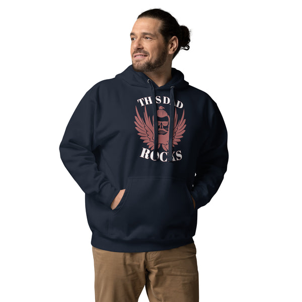 Dad's Angelic Aura - Embrace the Spirit with This Hoodie - - best design hoodies best quality hoodies designed hoodies Printed hoodie printed hoodies