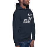 Mysterious Grin Hoodie - Why So Serious? - - Unisex Hoodies