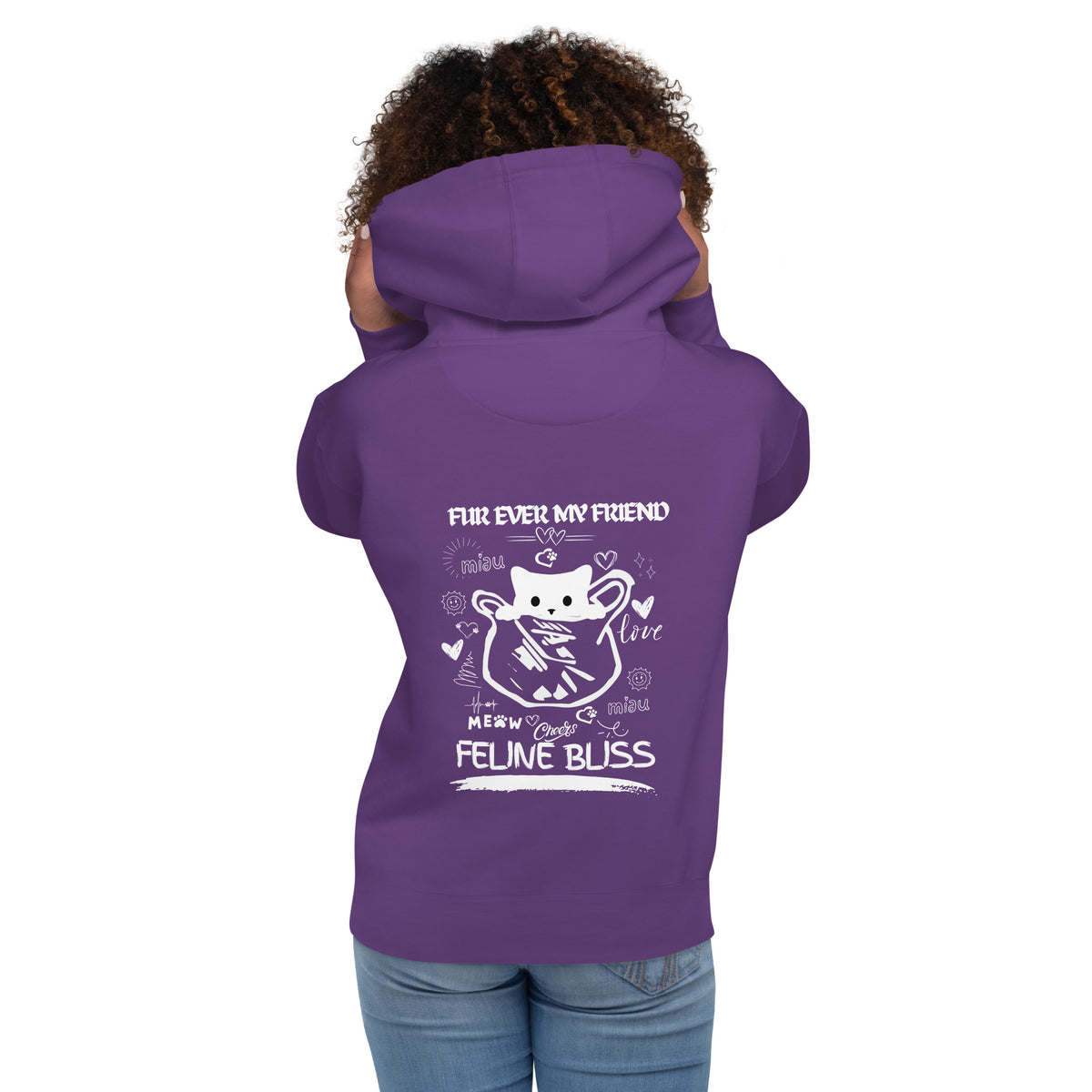 Forever Furry Friends - Cat Lover’s Dream Hoodie - - Hoodies