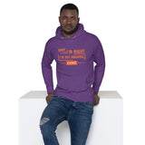 Bold Statements - I'm Just Explaining Hoodie - Purple - Unisex Hoodies