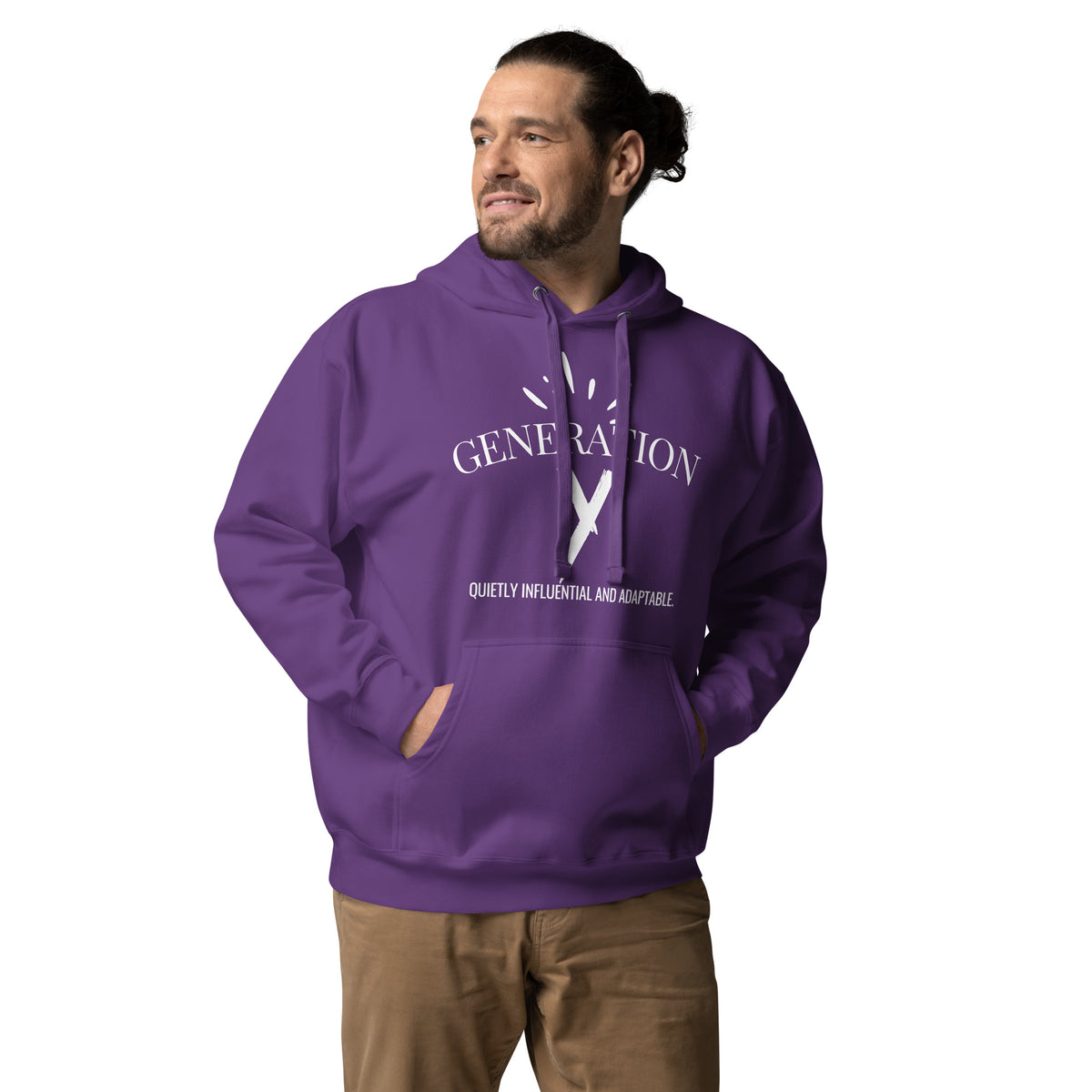 The Power of X - Unapologetically Generation X - Purple - Hoodies