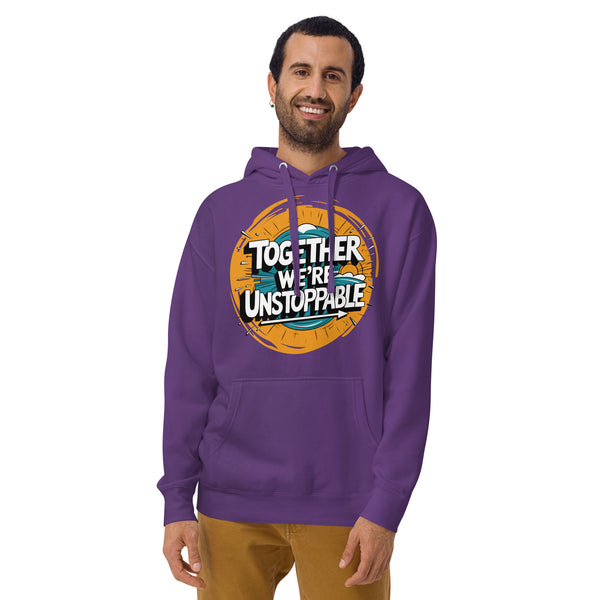 Unstoppable Bond - Embrace the Journey Hoodie - Purple - Hoodies