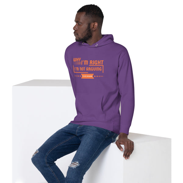 Bold Statements - I'm Just Explaining Hoodie - - Unisex Hoodies