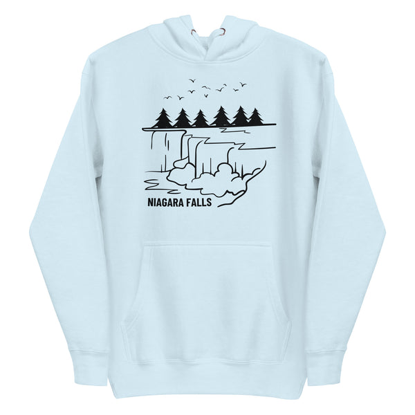 Majestic Falls Hoodie - Niagara's Iconic Beauty - - Unisex Hoodies