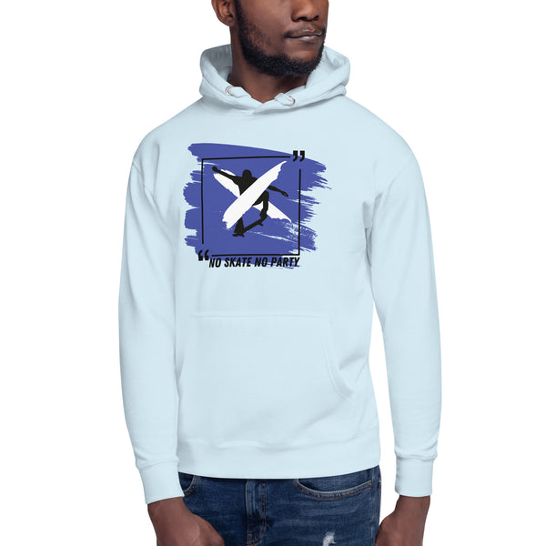 Ride the Wave - No Skate No Party Hoodie - - Hoodies