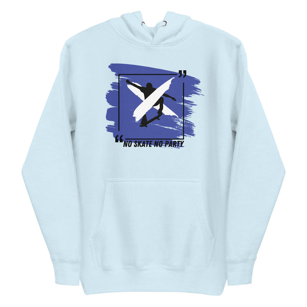 Ride the Wave - No Skate No Party Hoodie - - Hoodies