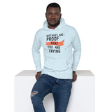 Uplift Your Spirit - Mistakes and Triumphs Hoodie - Sky Blue - Hoodies