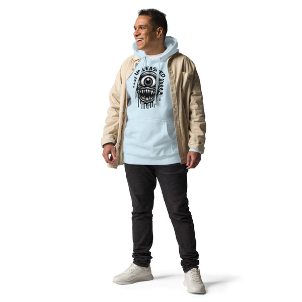 Unleashed Terror - Monstrous Eye Hoodie - Sky Blue - Hoodies