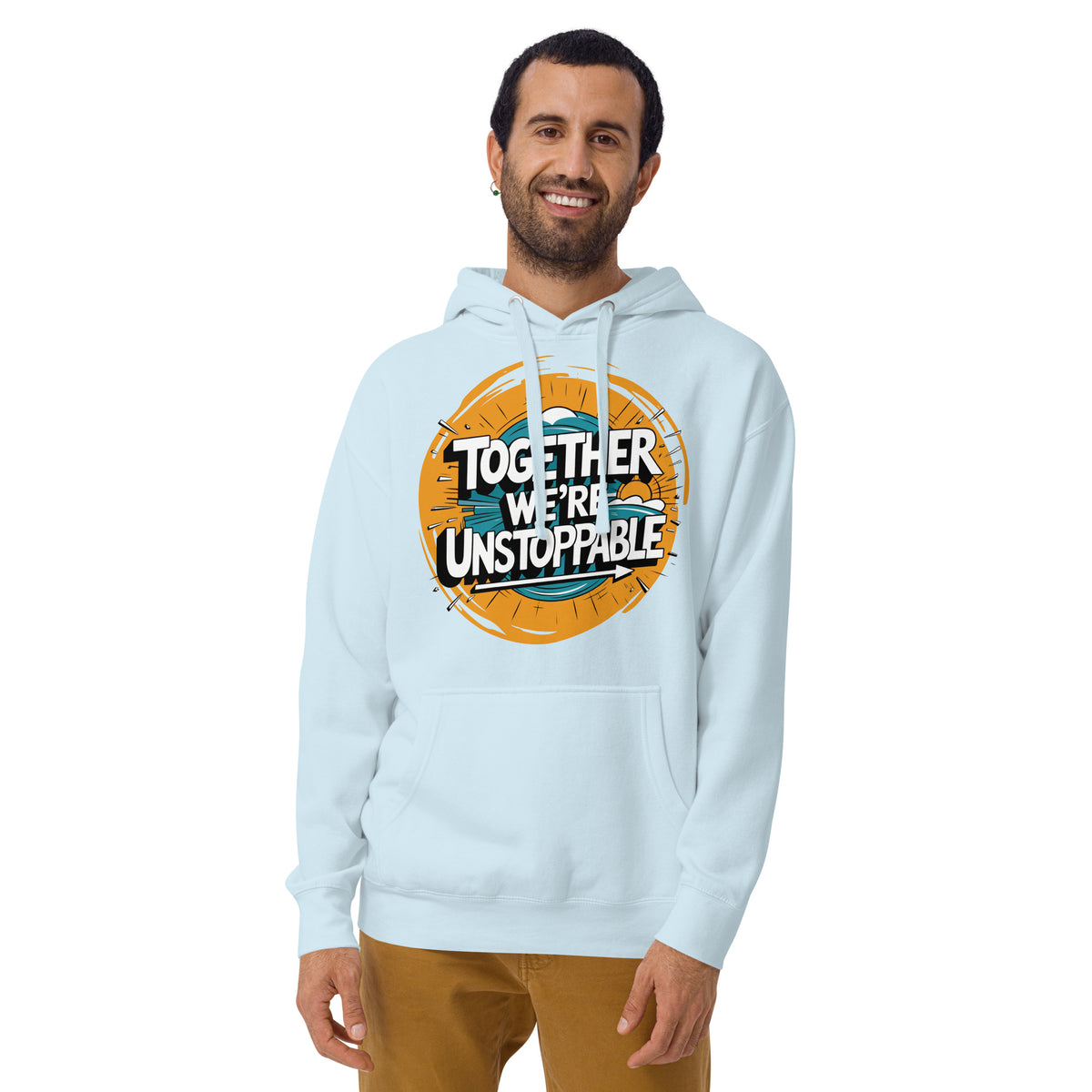 Unstoppable Bond - Embrace the Journey Hoodie - Sky Blue - Hoodies