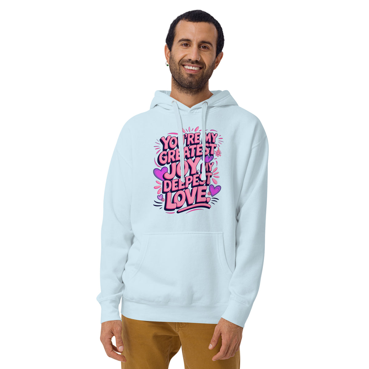 Wrapped in Love - A Hoodie That Hugs Back! - Sky Blue - Hoodies