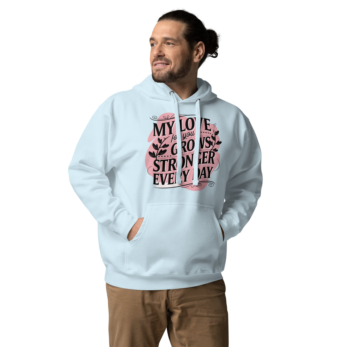 Evergreen Affection - Love Grows Daily - - Hoodies