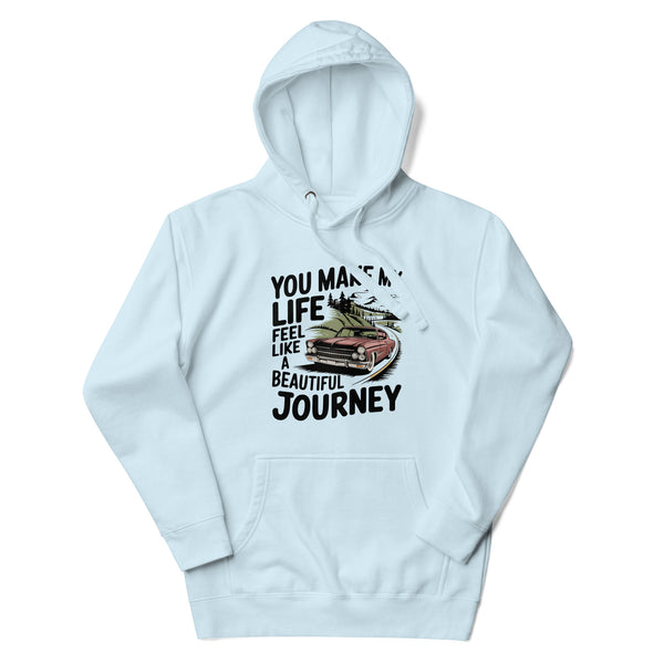 Romance on the Open Road - A Gift for Him - - Hoodies