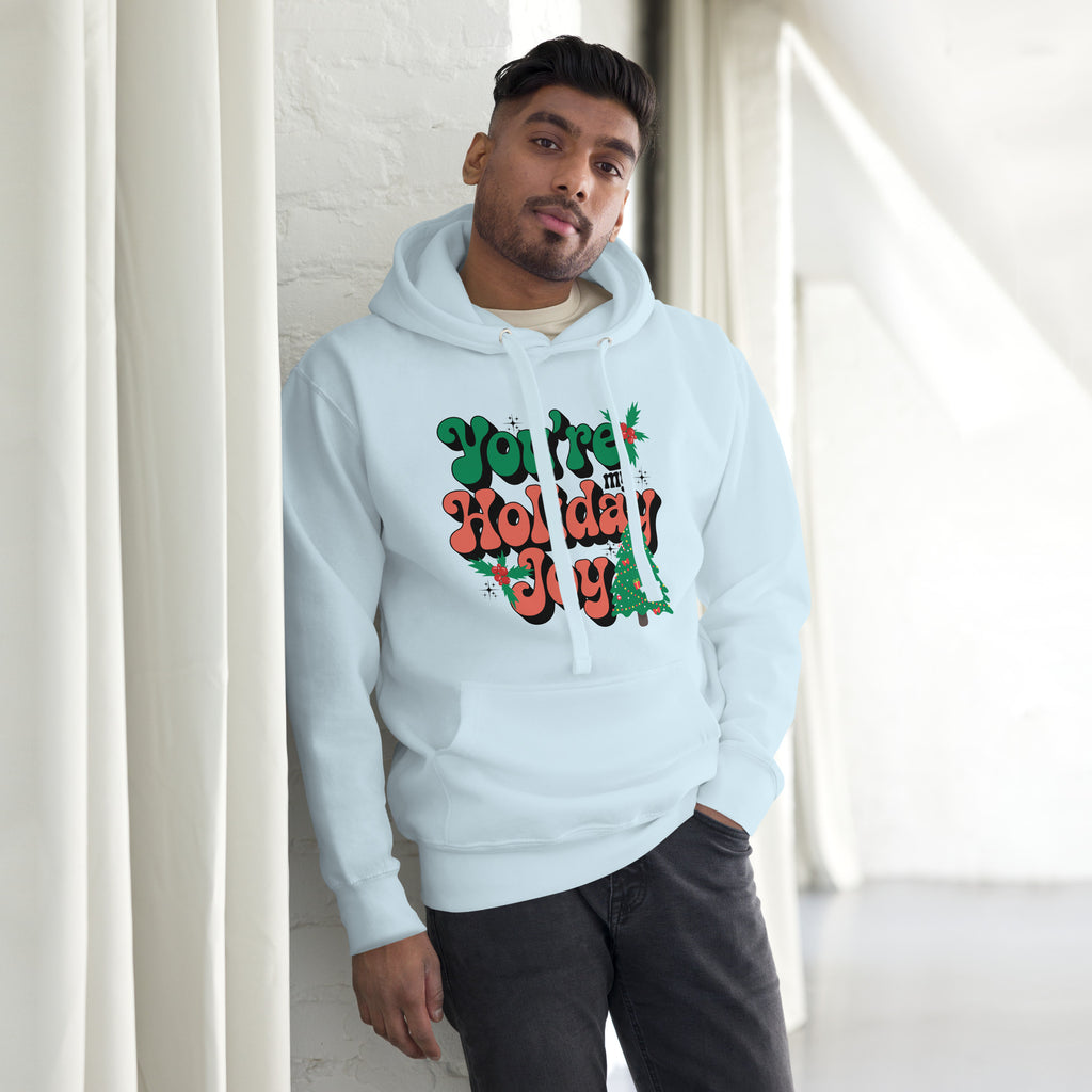 Festive Love: A Heartwarming Christmas Gift for Your Boyfriend - Sky Blue - Fleece Hoodies