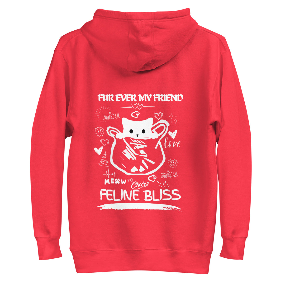 Forever Furry Friends - Cat Lover’s Dream Hoodie - - Hoodies