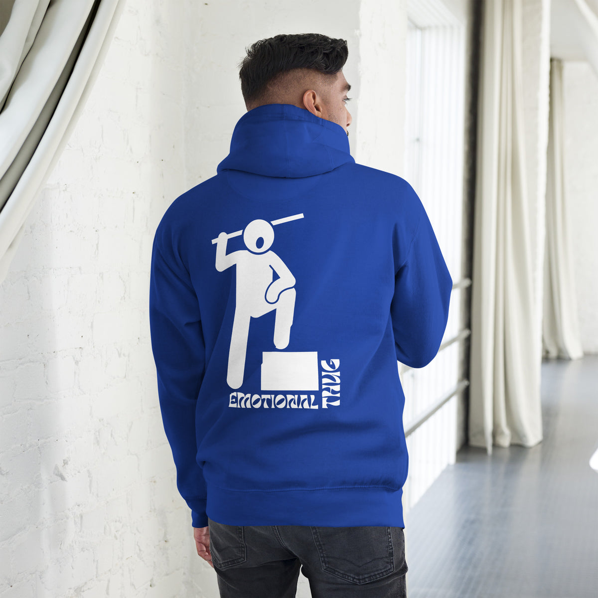 Tough Yet Tender - Emotional Thug Hoodie - Team Royal - Unisex Hoodies