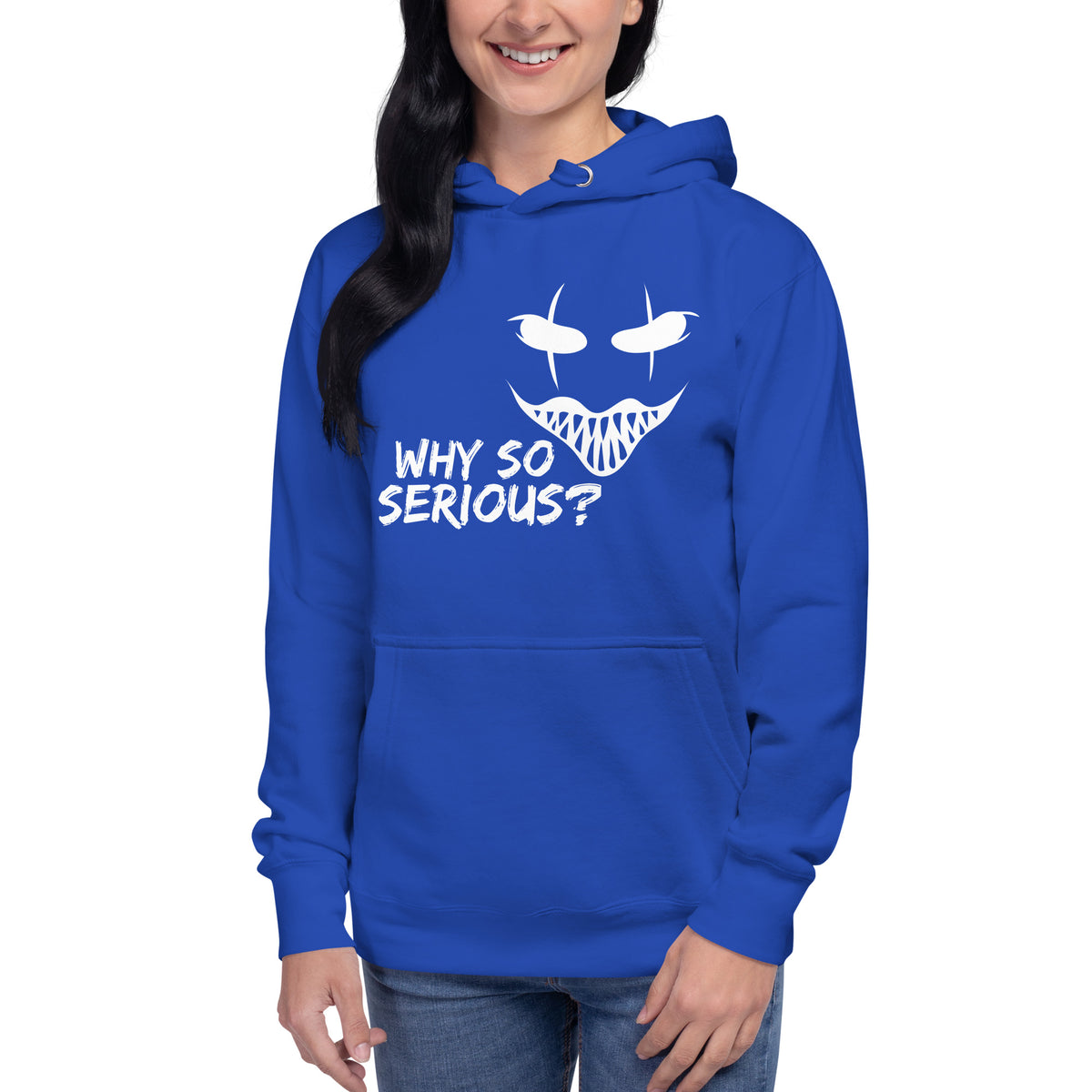 Mysterious Grin Hoodie - Why So Serious? - - Unisex Hoodies